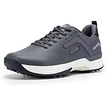Amazon | [FitVille] ゴルフシューズ メンズ 幅広 スパイク プロ