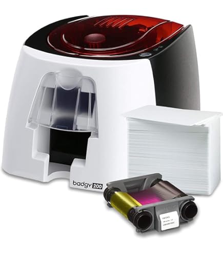 badgy 200 プラスチックカードプリンタ　中古 Amazon | EVOLIS、BADGY200、カード印刷ソリューション