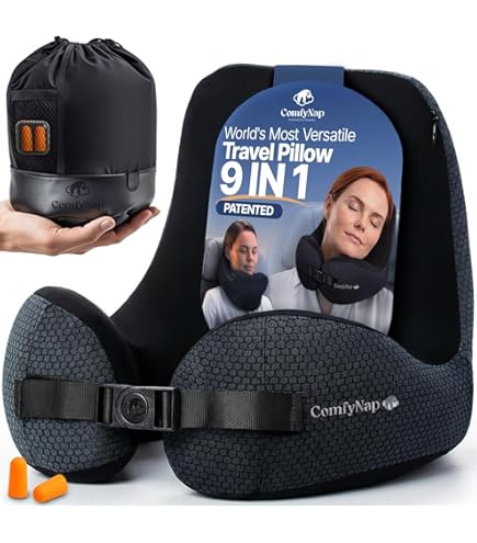 Amazon｜J-Pillow トラベルピロー | 飛行機用トラベルピロー | 英国