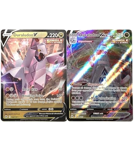 pokemon tcg silver tempest tg30 tg30 duraludon vmax card Pokemon TCG SWSH: Silver Tempest #TG30/TG30 Duraludon VMAX