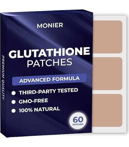 glutathione patch amazon Ring Tap  1 Patch/Day for Radiant, Clear Skin (20Patch) Probiotic Patch Glutathione Patches - 100% Natural