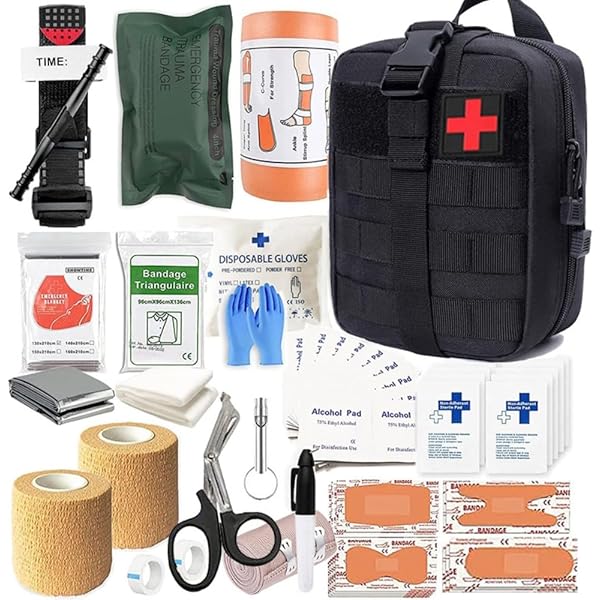 Amazon.co.jp: KCNN Med Kit 外傷キット 止血帯付き 緊急