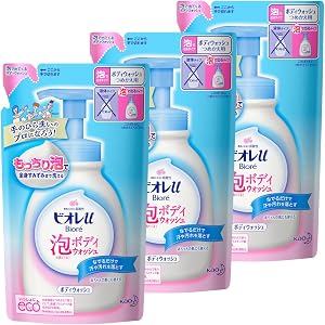 【まとめ買い】ビオレU 泡で出てくるボディウォッシュ 詰替用 480ml×3個