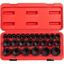 Sunex 3360 12-teiliges Steckschlüssel-Set – 3/8 Zoll Antrieb, CR-MO Stahl
