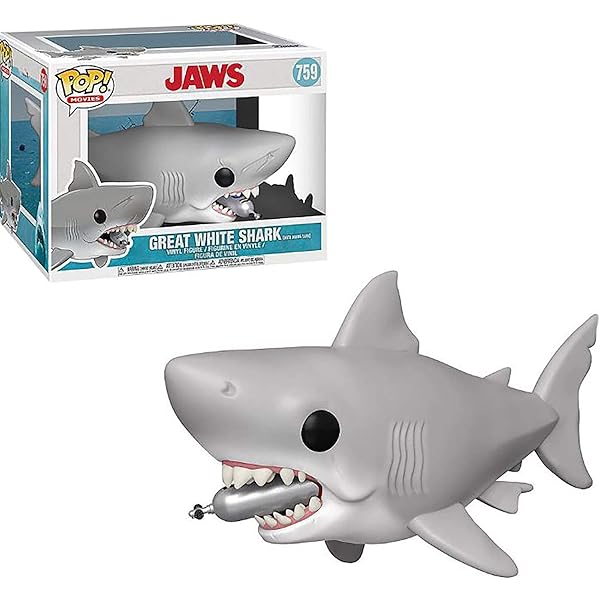 Amazon.co.jp: Funko 38565 Jaws Shark Pop Vinyl Figure, 6 inch Size