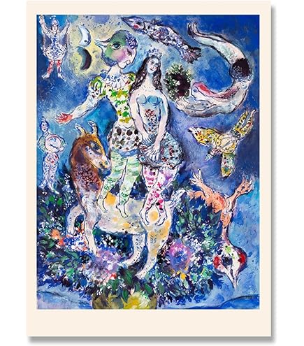 Amazon.co.jp: 絵画 マルク シャガール 「オータムンインヴィレッジ  