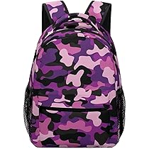 Amazon.co.jp: リュック 子供 パープル カモフラージュ 迷彩柄