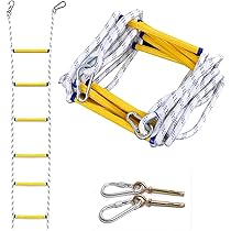 避難はしご 15M縄はしご 3階 緊急用ロープ 防災グッズ  滑り止め付き masuda-shop_ms134988