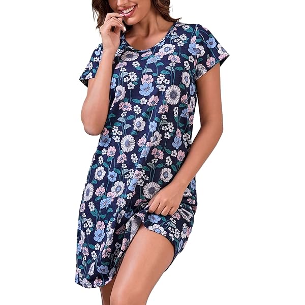 GYS Women's Nightgown – Bamboo Viscose Sleeveless Sleep Shirt | Racerback Summer Nightdress, Plus Size Pink 4XL