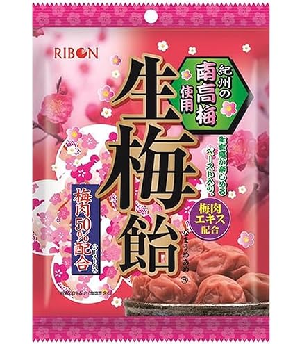 Amazon.co.jp: アサヒグループ食品 梅ぼし純キャンディ 88g ×6袋