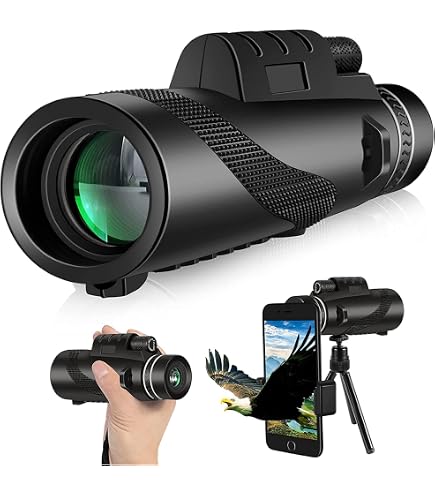 Amazon.co.jp: bumxca 単眼鏡 望遠鏡 【80x100 高倍率】 スマホ望遠