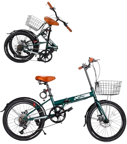 Amazon | CYFIE 折りたたみ自転車 20インチ ミニベロ シマノ7段変速