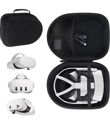 Amazon.co.jp: for Meta Quest3 収納ケース VR ゲーミング ヘッド