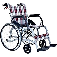 Amazon | 日進医療器 アルミ製車いす NEO-1 ノーパンクタイヤ 自走式