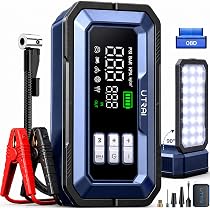 Amazon | UTRAI ジャンプスターター 12v 車 6000A 空気入れ OBD2車両