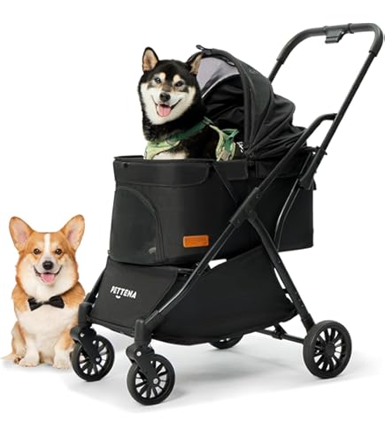 Amazon | ピッコロカーネ ペットストローラー 対面式ペットカート