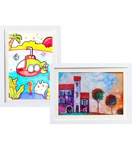 絵画   「はにかみ」A4サイズ額つき 尾九 画 刺青青達磨 金魚 A4サイズ フレーム付き | iichi 日々の