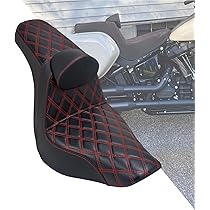 HDBUBALUS ハーレー fxlrs 黒 ステッチ　シート Amazon | HDBUBALUS バイク シート フロント ダブルシート 乗手