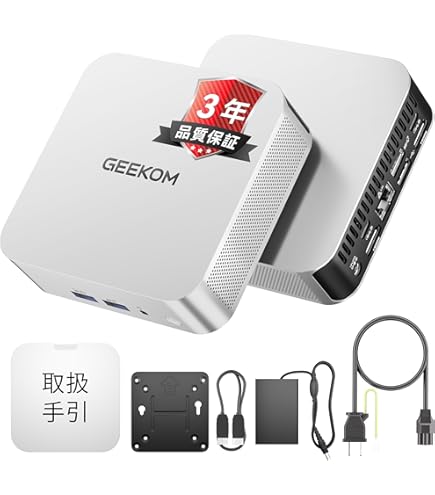 GEEKOM A6 ミニPC AMD Ryzen 7 ACアダプターなし GEEKOM A6 ミニPC AMD Ryzen 7 ACアダプターなし