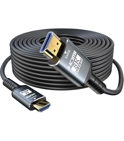 Amazon | SOEYBAE 8K 光ファイバー HDMIケーブル 30フィート/10m HDMI