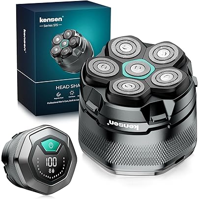 Amazon | スキンヘッド用シェーバー 7Dスキンヘッド マグネット着脱式