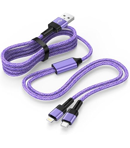 Amazon.co.jp: Zacenei iPhone 充電ケーブル 1.2m 2in1 急速充電