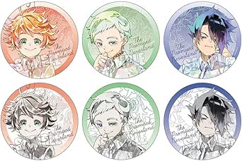 約束のネバーランド 缶バッジ セット エマ ノーマン レイ 6種類 6枚入 直径58mm キラキラ 半身 かわいい カッコイイ アニメ 漫画 周辺 グッズ アニメ 萌えグッズ 通販 Amazon