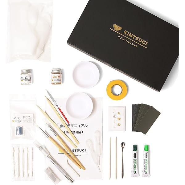 金継ぎキットと書籍のセット Amazon.co.jp: 今日からはじめる 金継ぎStart Book (角川SSC