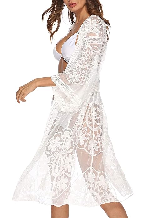 kimono beach cover up amazon