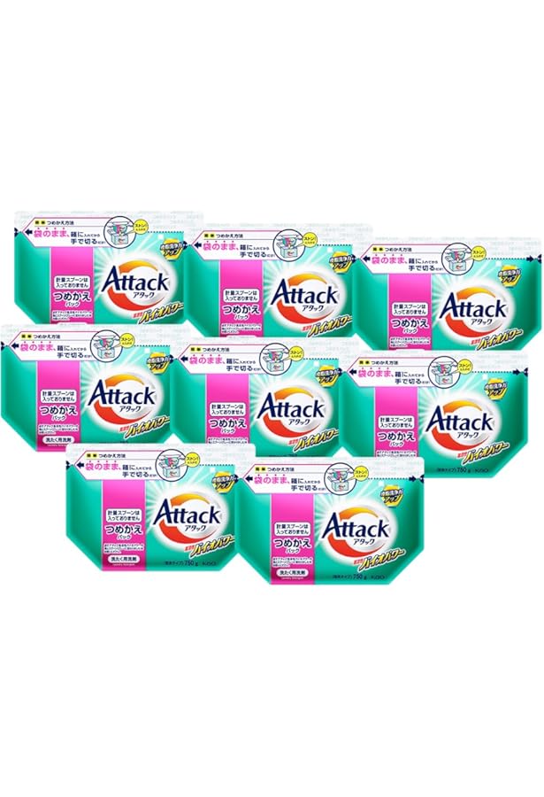 Amazon.co.jp: アタック 高活性バイオパワー つめかえ用 810g