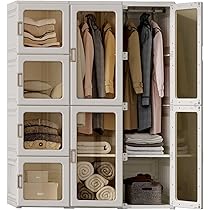 Amazon｜Mayi Box ワードローブ クローゼット 一体折りたたみ式