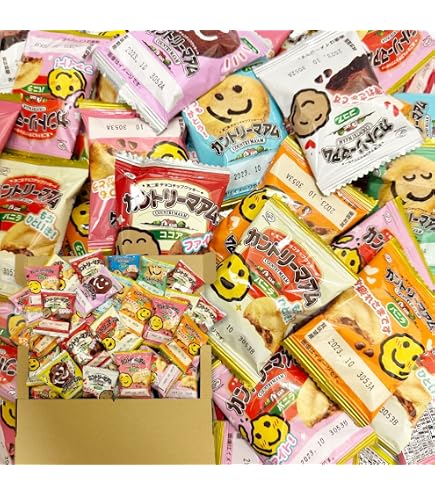 Amazon.co.jp: カントリーマアム 詰め合わせ 2種約95袋 宝箱BOXセット