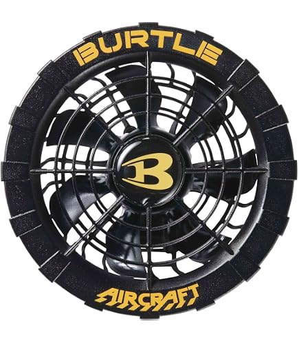 Amazon.co.jp: 2023年19V バートル BURTLE 別注ファン イエロー 用 