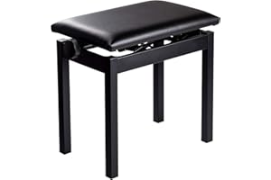KORG PC-300 BK High Low Flexible Chair for Pianos, Black