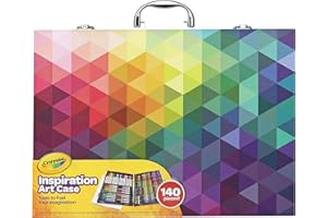 CRAYOLA 04 1999 Inspiration Art Case: 140 Pieces, Deluxe Set with Crayons, Pencils, Markers and Paper in a Portable Storage Case, Great Boys and Girls, Our Art & Craft Colouring Set