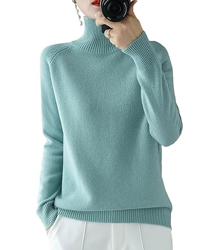 Amazon.co.jp: あいみょん AIM タートルネック セーター ニット