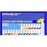 Amazon Co Jp サクラクレパス 絵の具 マット水彩 ポリチューブ入り 12色セット Mw12pr ホビー
