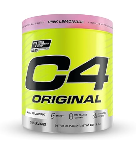 Cellucor C4 オリジナルプレワークアウトパウダー フルーツポンチ 60杯分