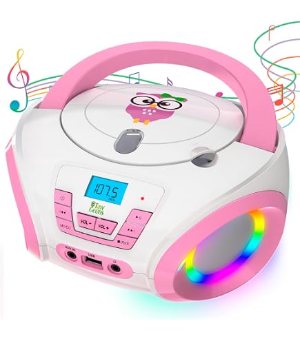 Amazon.co.jp: TinyGeeks Tunes 子供用ラジカセCDプレーヤー + FM