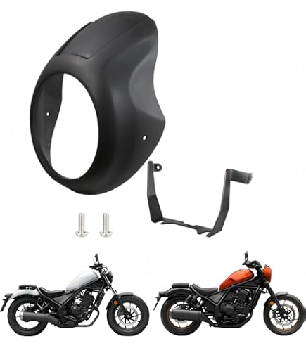 レブル1100 純正ヘッドライトカウル&取付用ステーセット Amazon | ホンダ(HONDA) 【取付セット一式】 純正 Rebel1100 SC87