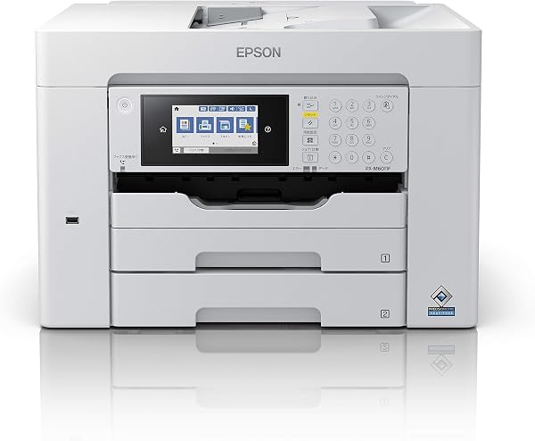 エプソン プリンター A3ノビ対応ビジネスインクジェットカラー複合機 FAX PX-M6011F コンパクト 2段カセットモデル - 1
