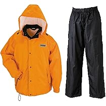 Amazon.co.jp: 川西(KAWANISHI) レインウエア 雨職人 オレンジ