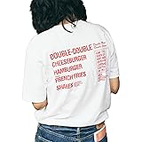 [IN-N-Out] [インアンドアウトバーガー] 半袖 Tシャツ メニュー ホワイト XL