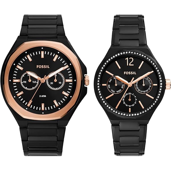 新品完売品フォッシル BANNON マルチステンレススチールウォッチ　ブラック 新品完売品フォッシル BANNON マルチステンレススチールウォッチ
