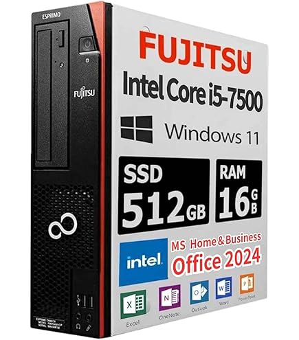 Amazon.co.jp: 【整備済み品】 富士通 ミニ PC/ESPRIMO Q556/第6世代