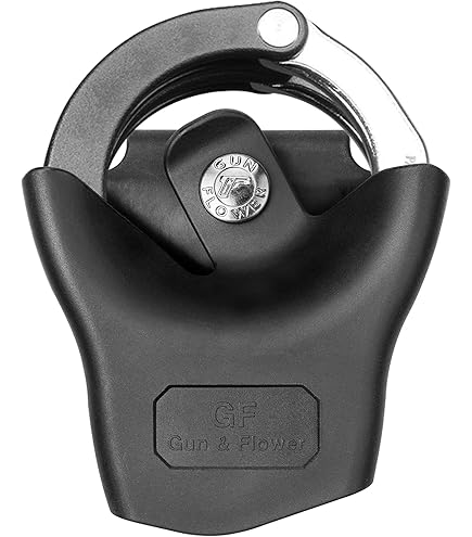 Amazon.co.jp: GUN & FLOWER ポリマー手錠ケース ヒンジ付きチェーン