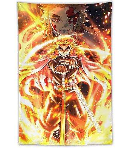 Amazon.co.jp: 煉獄杏寿郎 鬼滅の刃 無限列車編 竈門 炭治郎ポスター壁