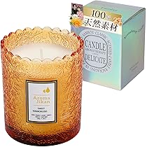 Amazon.co.jp: グランセンス アロマキャンドル 160g ホワイトムスクの