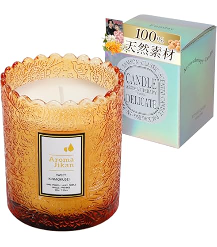 Amazon.co.jp: Petrala アロマキャンドル 合成 ムスク&白檀の香り 人気