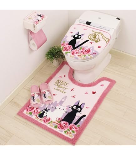 Amazon｜魔女の宅急便 ロングトイレマットセット 4点セット ジブリ